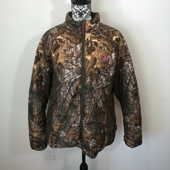 SOLD - RealTree Camo Jacket Pink Lining 2XL - Picture 1 of 10